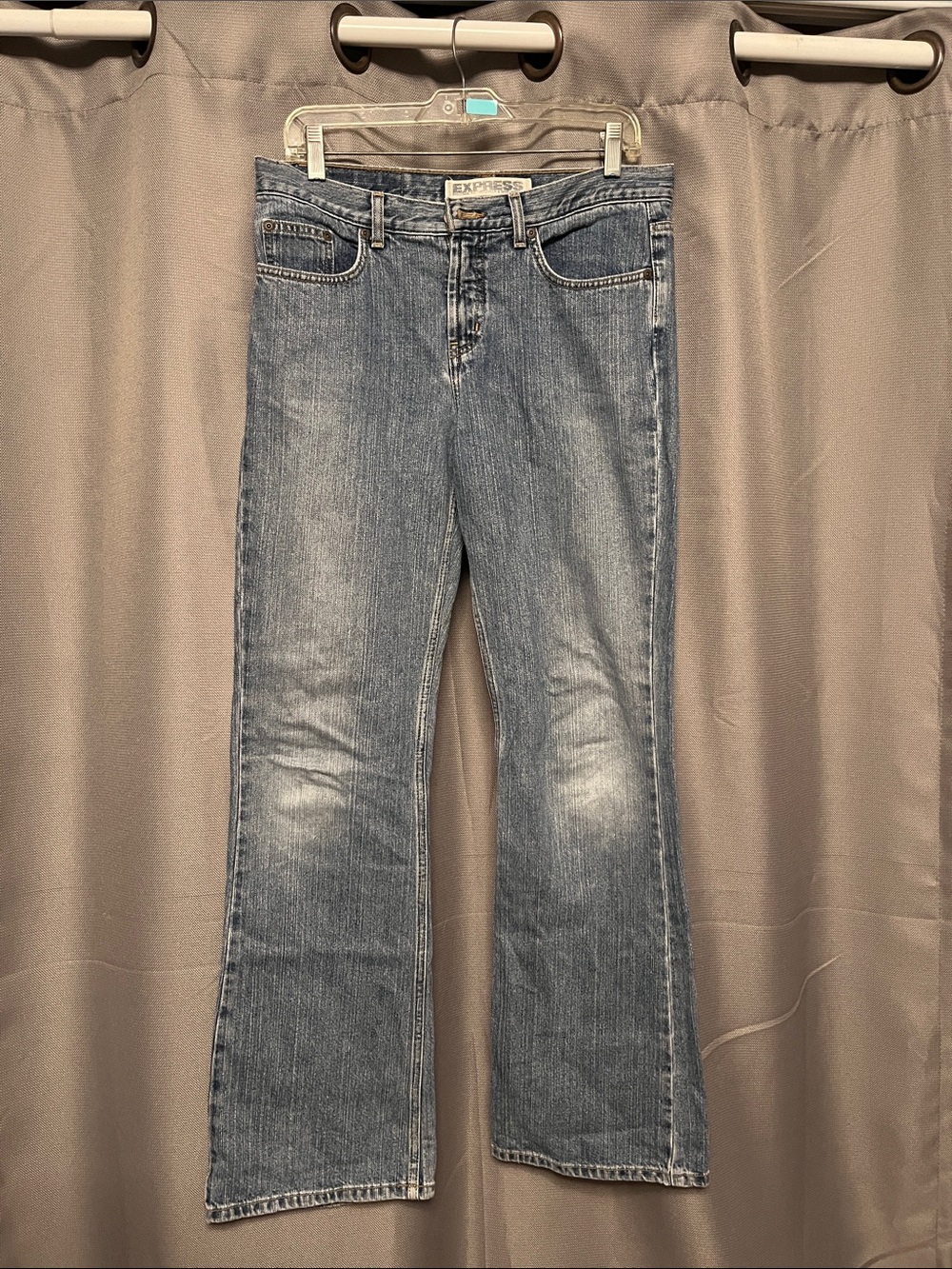 Express Light Blue Flare Jeans